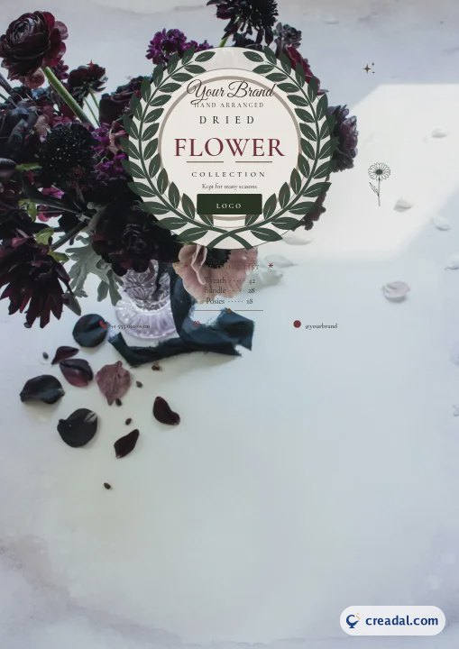 Dried Flower Collection Flyer