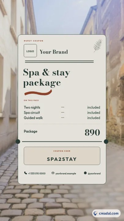 Coupon spa et séjour