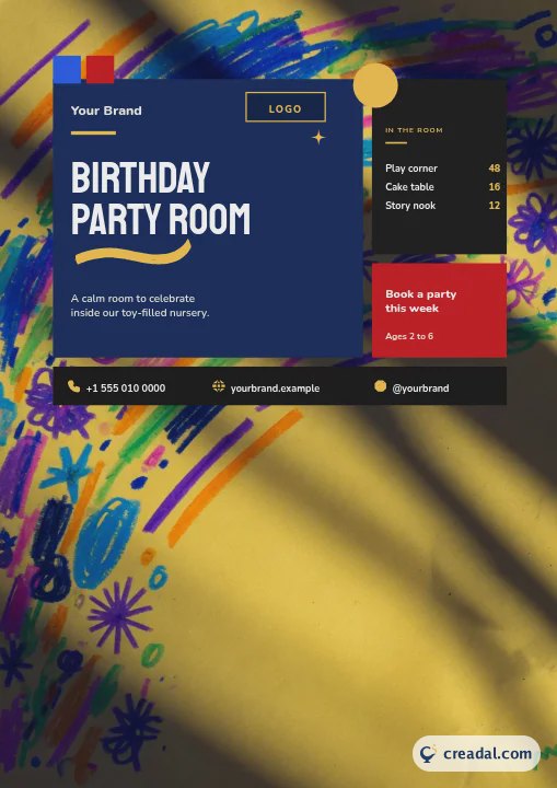 Sala de festa de aniversário