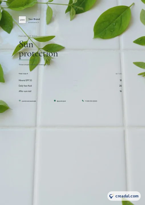 Sun Protection Flyer
