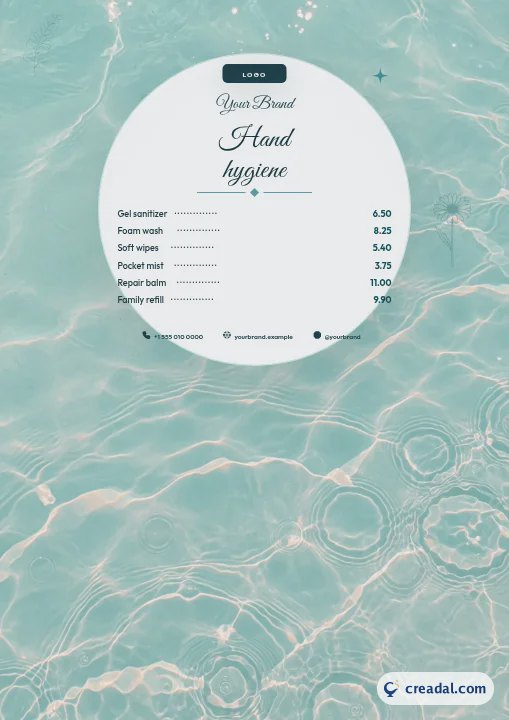 Hand Hygiene Price List