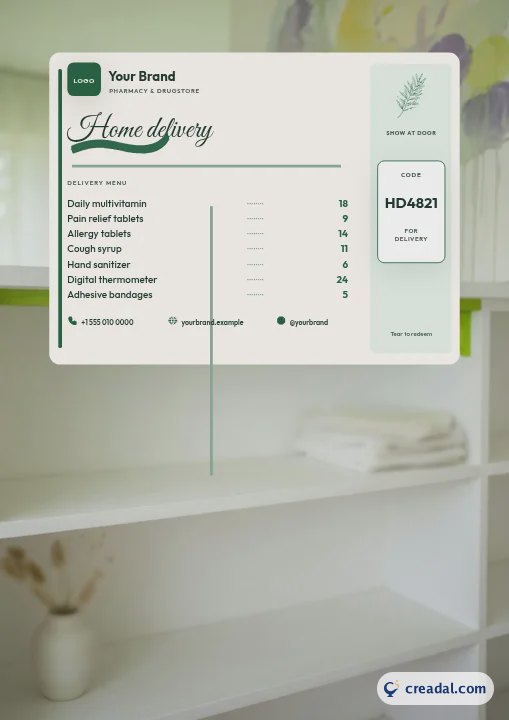 Home Delivery Price List
