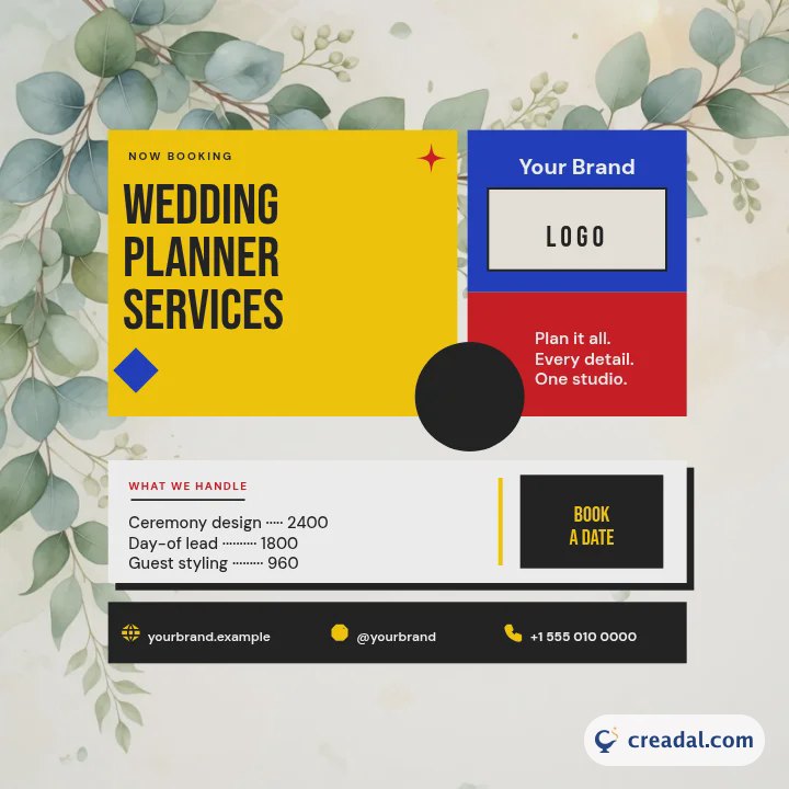 Services de planification de mariage