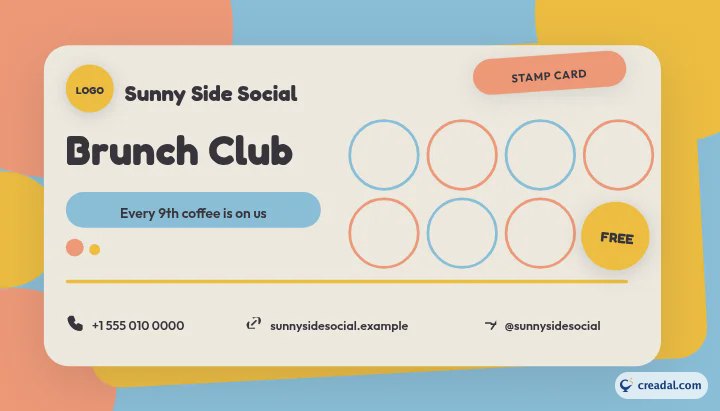 All-Day Brunch Set: Loyalty Card