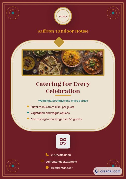 Indian Tandoor Set: Promo Flyer