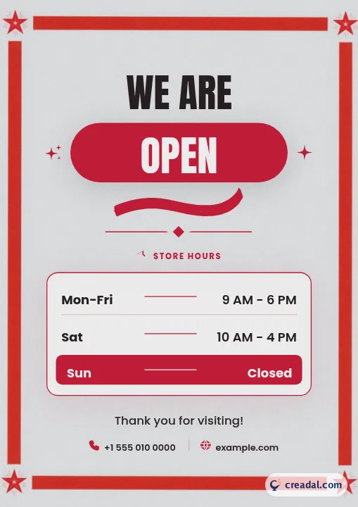 店铺营业时间