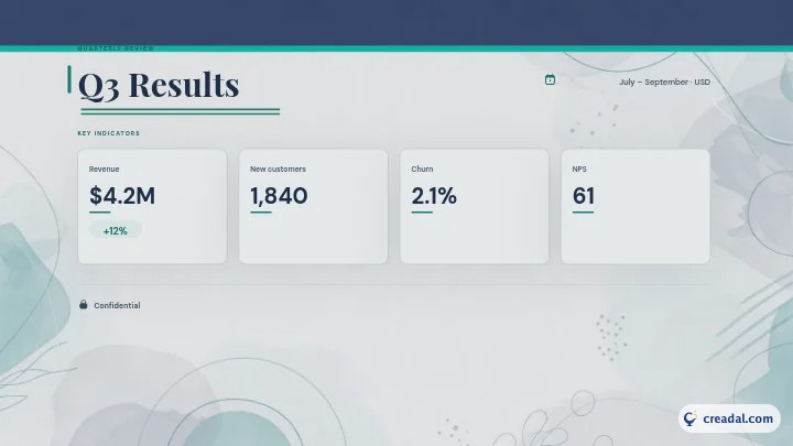 نتائج الربع الثالث