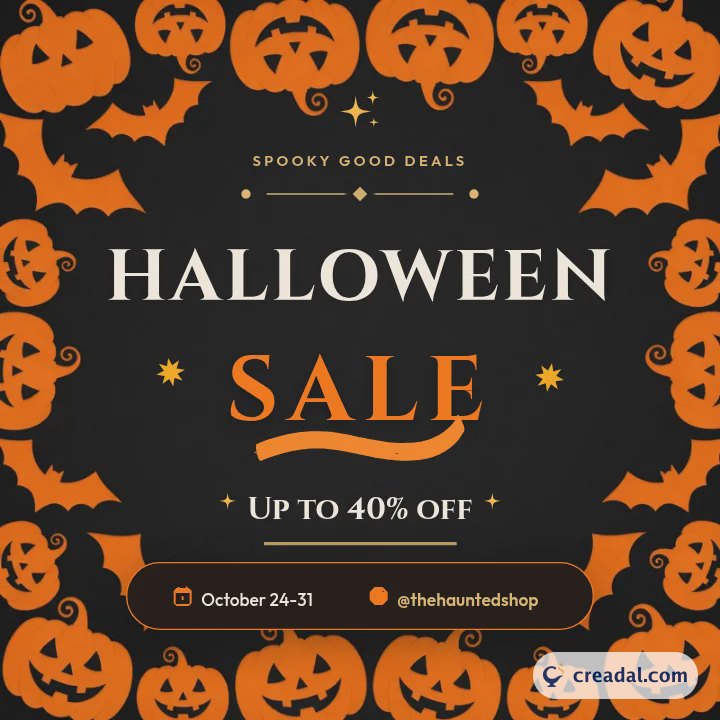 Halloween Sale Post