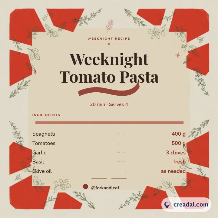 Weeknight Tomato Pasta