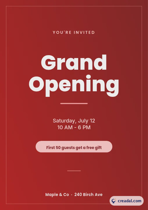 Grand Opening