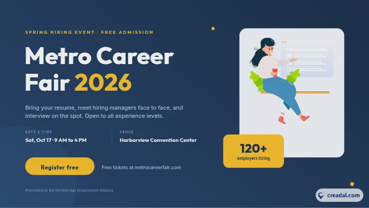 Career Fair Event Banner