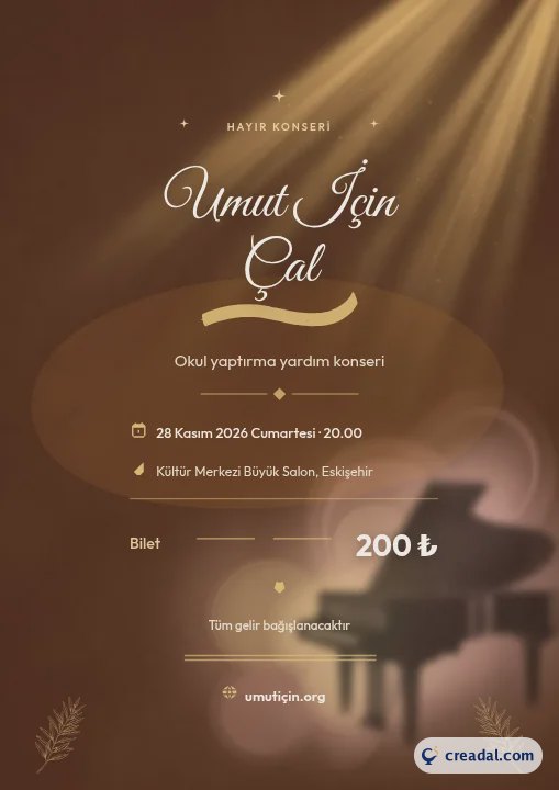 Charity Concert Poster