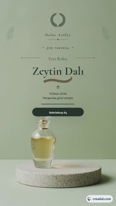 Anúncio de nova fragrância